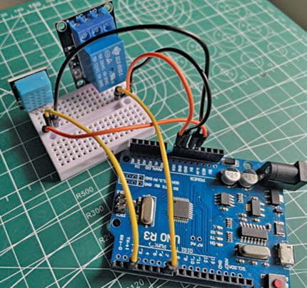 AUTOMATIC HUMIDIFIER For The TEXTILE INDUSTRY Using Arduino